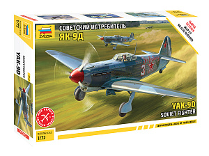 Model kit 1/72 Yakolev YAk-9 (Zvezda)
