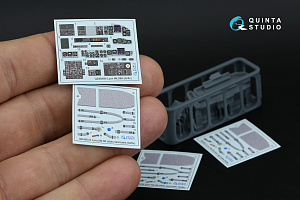 Lynx Mk88A 3D-Printed & coloured Interior on decal paper (Airfix) (with 3D-printed resin parts)