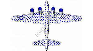 Decal 1/72 B-17F Spotted Cow (3 sheets) (HAD)