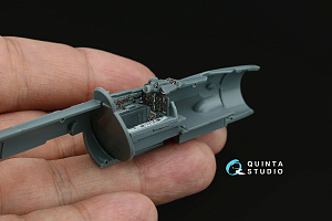 MiG-21R (Grey panels) 3D-Printed & coloured Interior on decal paper (Eduard) (with 3D-printed resin parts)