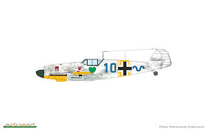 Model kit 1/72 Messerschmitt Bf-109G-2/G-4 The Limited edition DUAL COMBO (Eduard kits)