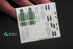 Yak-130 3D-Printed & coloured Interior on decal paper (for Zvezda kits)  (reissued QD48007-Pro)