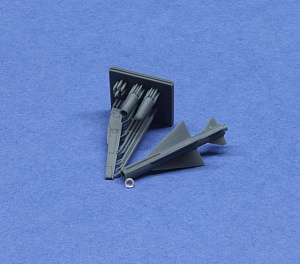 Additions (3D resin printing) 1/72 Rocket R530 2 pcs. set (KepModels)