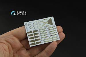 He 111H-6 3D-Printed & coloured Interior on decal paper (Border Model)