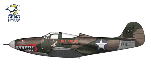 Model kit 1/48 Bell P-400 Airacobra (Arma Hobby)