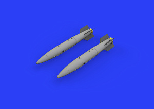 Additions (3D resin printing) 1/48 B43-1 Nuclear Weapon with SC43-4/-7 tail assembly