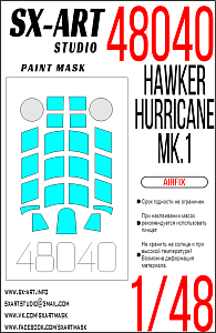 Paint Mask 1/48 Hawker Hurricane Mk.I (Airfix)