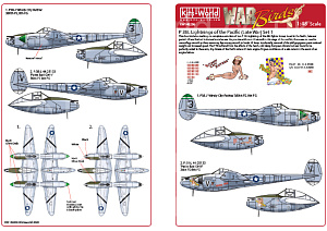 Decal 1/48     Lockheed P-38L Lightning's of the Pacific (Late War) Set 1 (Kits-World)