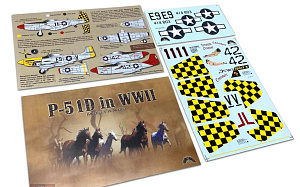 Decal 1/32 North-American P-51D Mustangs (3) (Zotz)