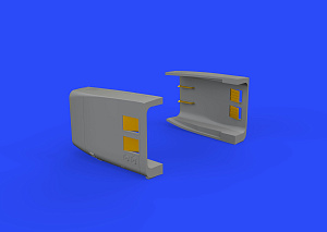 Additions (3D resin printing) 1/48 Mikoyan MiG-23MF engine air intakes (designed to be used with Eduard kits and Trumpeter kits) 