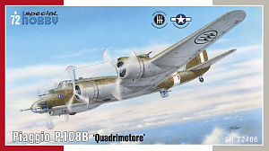 Model kit 1/72 Piaggio P.108B 'Qaudrimotore' (4x camo) (Special Hobby)
