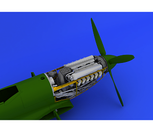Additions (3D resin printing) 1/48 Spitfire Mk. IX Advanced (designed to be used with Eduard kits)