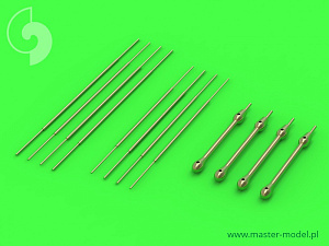 Aircraft detailing sets (brass) 1/72 German radar FuG 218 "NEPTUN" (used on night fighters Messerschmitt Me-262, Arado Ar-234 and other) 