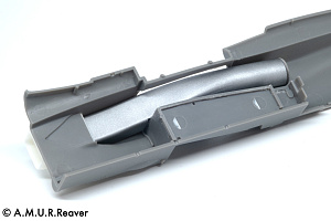 Additions (3D resin printing) 1/48 Air intakes and integral ducts for the SEPECAT Jaguar GR.1/Gr.1A model (A.M.U.R.Reaver) 