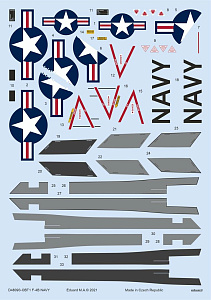 Decal 1/48 F-4B NAVY (TAM)