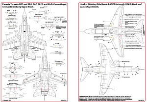 Decal 1/48 Hawker Siddeley/BAe Hawk- RAF/FAA aircraft (Kits-World)