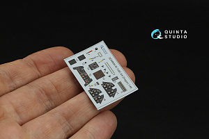 Bf 109E-3/E-4 3D-Printed & coloured Interior on decal paper (Dragon)