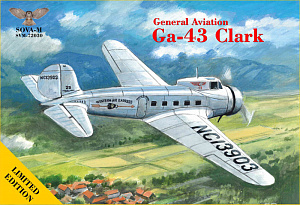 Model kit 1/72 GA-43 'Clark' Airliner (Western Air Express) (Sova-M)