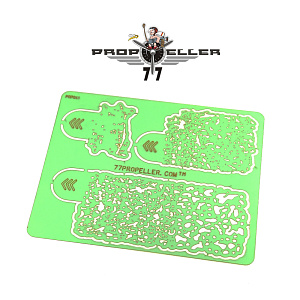 Stencils for airbrushes 'Airbrush Stencils for spraying stains (3-in-1)' 