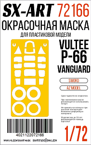 Paint Mask 1/72 Vultee P-66 Vanguard (AZ Model) (Sword)