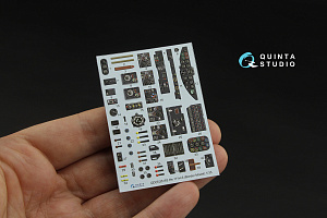 He 111H-6 3D-Printed & coloured Interior on decal paper (Border Model) (Small version)