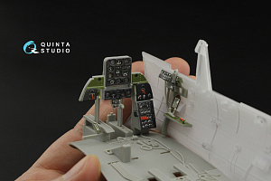 SBD-3/SBD-4 Dauntless Pilot's Cockpit  3D-Printed & coloured Interior on decal paper (Trumpeter)