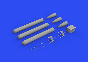 Additions (3D resin printing) 1/48 Japanese torpedo Type 91