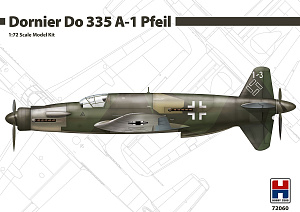 Model kit 1/72 Dornier Do-335A-1 Pfeil ex-DRAGON+ CARTOGRAF decals + MASK  (Hobby 2000)