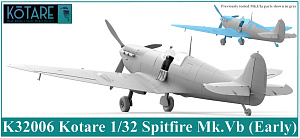 Model kit 1/32 Supermarine Spitfire Mk.Vb (Early) (Kotare)