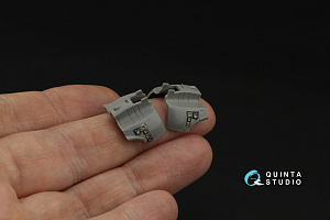 Hs 129B-2 3D-Printed & coloured Interior on decal paper (Takom)