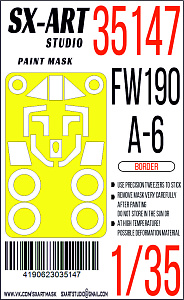 Paint Mask 1/35 Fw 190A-6 (Border)