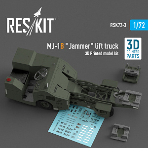 Additions (3D resin printing) 1/72 MJ-1B "Jammer" lift truck (3D-Printed model kit) (ResKit)