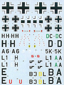 Decal 1/72 Junkers Ju-88A-4 (6) (Techmod)