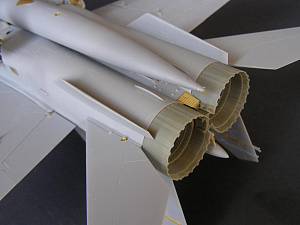 Photo Etching Kit MiG-25. Exterior (ICM) (designed to be used with ICM) (Metallic Details)