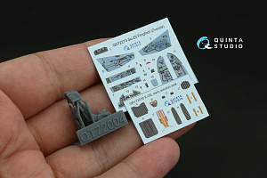 Su-25 3D-Printed & coloured Interior on decal paper (Zvezda) (with 3D-printed resin parts)