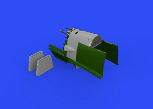 Additions (3D resin printing) 1/32 Messerschmitt Bf-109E fuselage guns (designed to be used with Eduard kits)