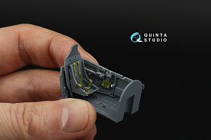 P-40N Warhawk 3D-Printed & coloured Interior on decal paper (Eduard)