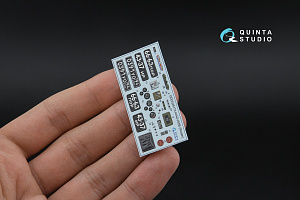 KrAZ-255B 3D-Printed & coloured Interior on decal paper (Roden) (with 3D-printed resin parts) 