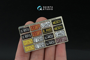 Southwestern U.S. License Plates 1950-1960 Pt.2 (All kits) (with metal base)