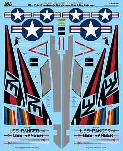 Decal 1/32      VF-154 Black Knights - USN McDonnell F-4J Phantoms in the Vietnam War & the Cold War (AOA Decals)