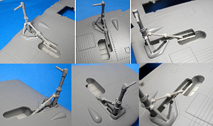 Additions (cast) 1/48 TBD-1 Devastator Chassis Niches and Struts (GWH) (Vector) 