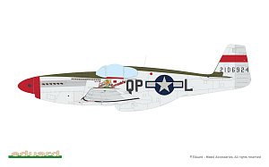 Model kit 1/32 North-American P-51B Mustang (HYBRID Edition) (Eduard kits)