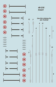 Decal 1/48 Lockheed-Martin F-16MLU Royal Danish Air Force Anniversary Vipers (Two Bobs)