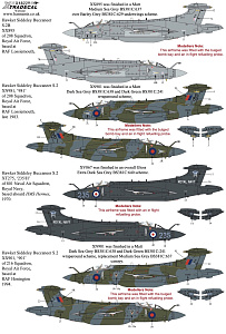Decal 1/48 Blackburn Buccaneer S.2 Collection Pt.2 (12) (Xtradecal)