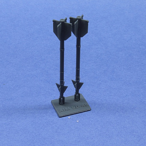 Additions (3D resin printing) 1/48 AIM-9D missile 2 pcs. set. (KepModels)