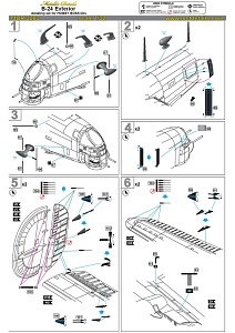Additions (3D resin printing) 1/32 Consolidated B-24D/B-24J Liberator exterior (designed to be used with Hobby Boss kits) 