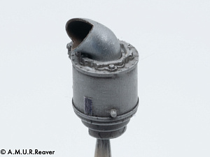 Additions (3D resin printing) 1/48 Rolls-Royce Turbomeca Adour engine nozzles for SEPECAT Jaguar models (A.M.U.R.Reaver) 