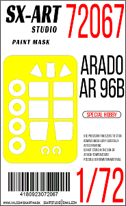 Paint Mask 1/72 Arado Ar 96B (Special hobby)