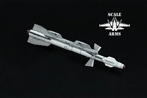 Additions (3D resin printing) 1/48 R-27EE missile with launcher (Scale Arms)