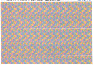 Decal 1/32 4 colour 'lozenge' full pattern width for lower surfaces (faded)